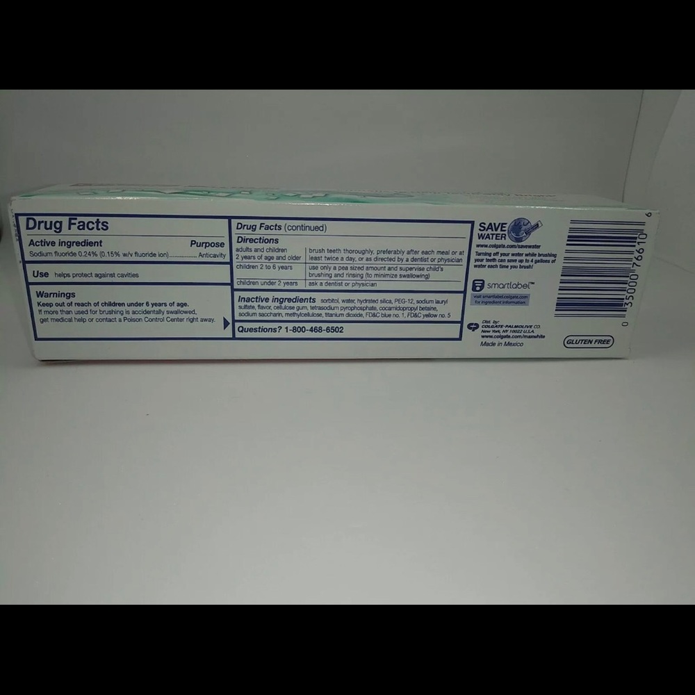 Colgate MaxWhite Anticavity Fluoride Toothpaste - Picture 2 of 2